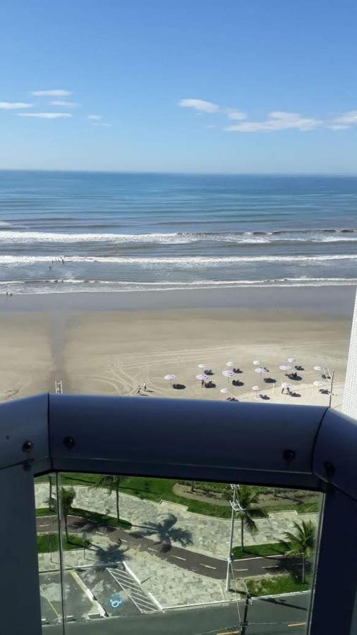 פראייה גראנדה Belo Apartamento Com Vistas Para O Mar - Pe Na Areia - Churrasqueira Na Varanda מראה חיצוני תמונה